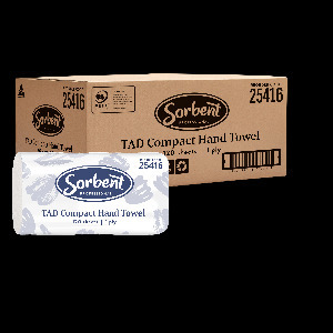 SORBENT PROFESSIONAL TAD COMPACT H/TOWEL 1PLY 120SH/20PKS