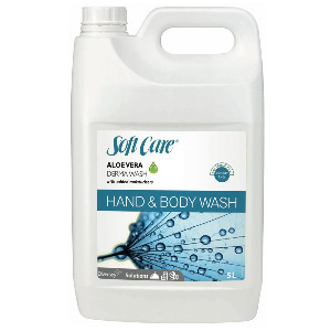 SOFT CARE DERAWASH HAND & BODY WASH W/ALOE VERA  5L