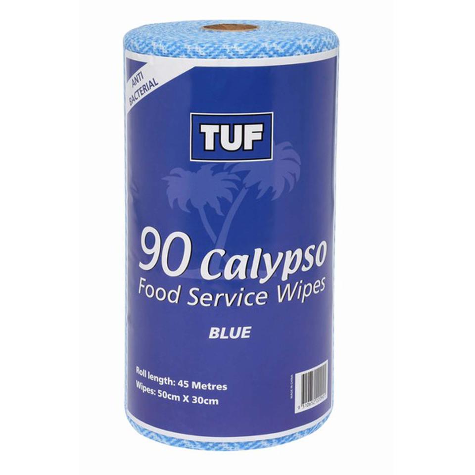 TUF CALYPSO FOOD SERVICE WIPES ROLL - BLUE