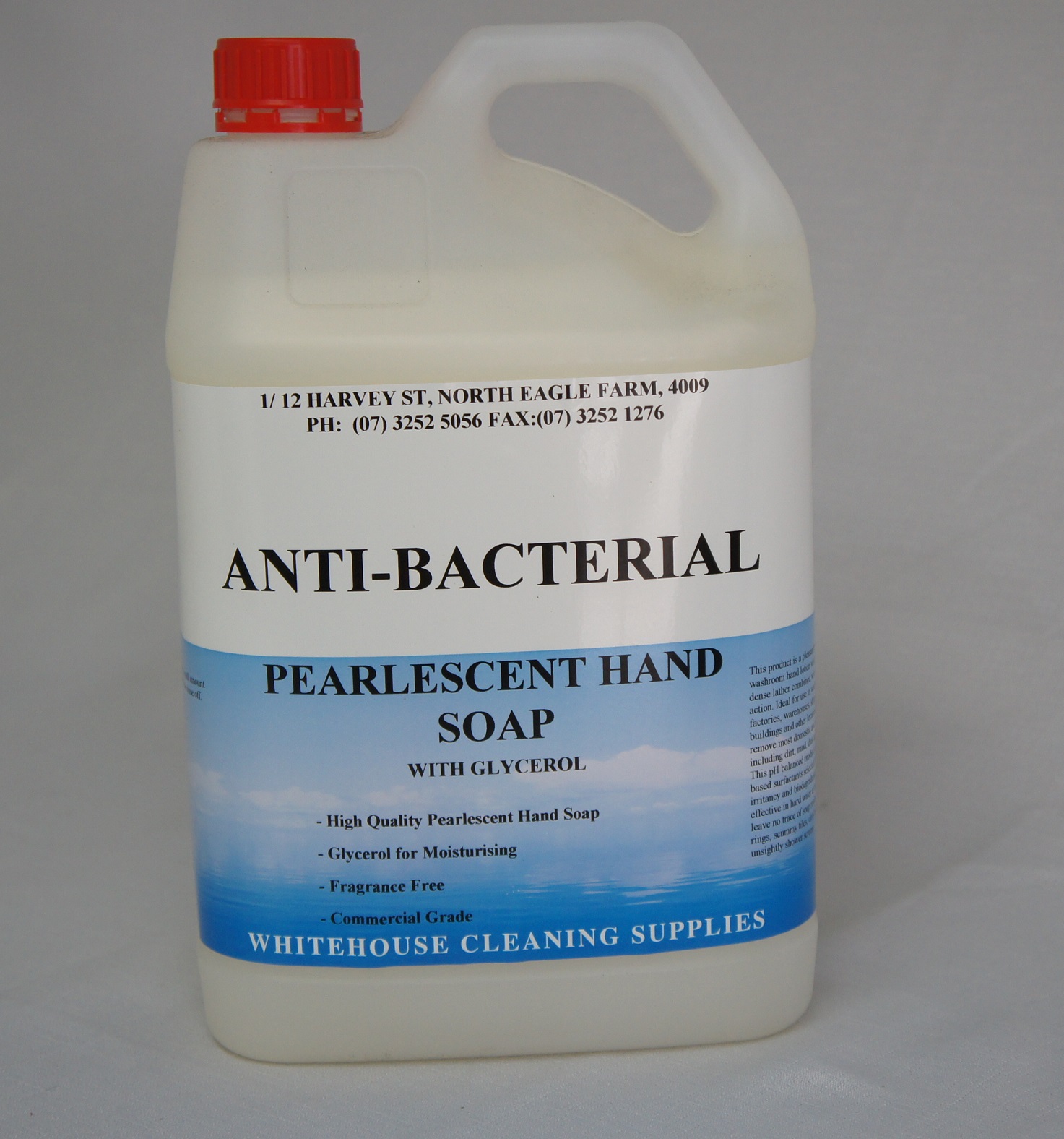 WHOUSE ANTI-BAC PEARLEE NO FRAG 5L