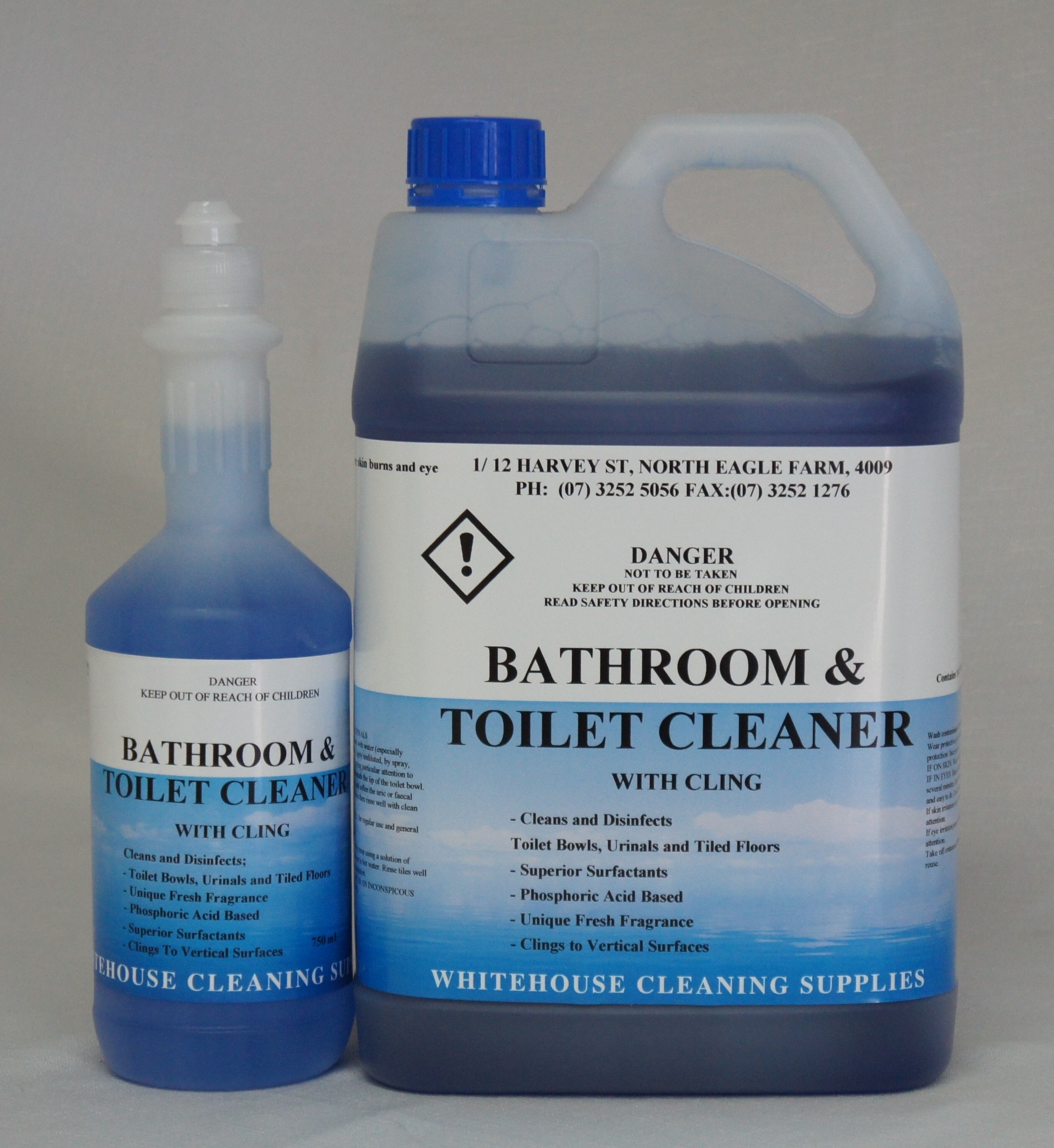 WHOUSE TOILET & BATHROOM CLEANER 5L