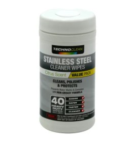 EDEN GREEN STAINLESS STEEL WIPES 80 TUB