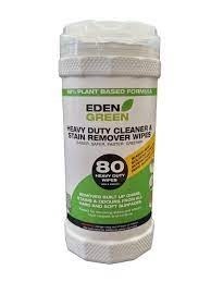 EDEN GREEN HD CLEANER /STAIN REMOVER 80WIPES