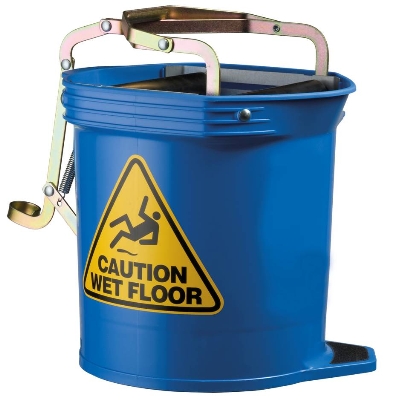 WIDE MOUTH CONTRACT WRING BUCKET BLUE