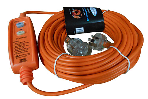 VAC LEAD WITH RCD 10AMP 20MT